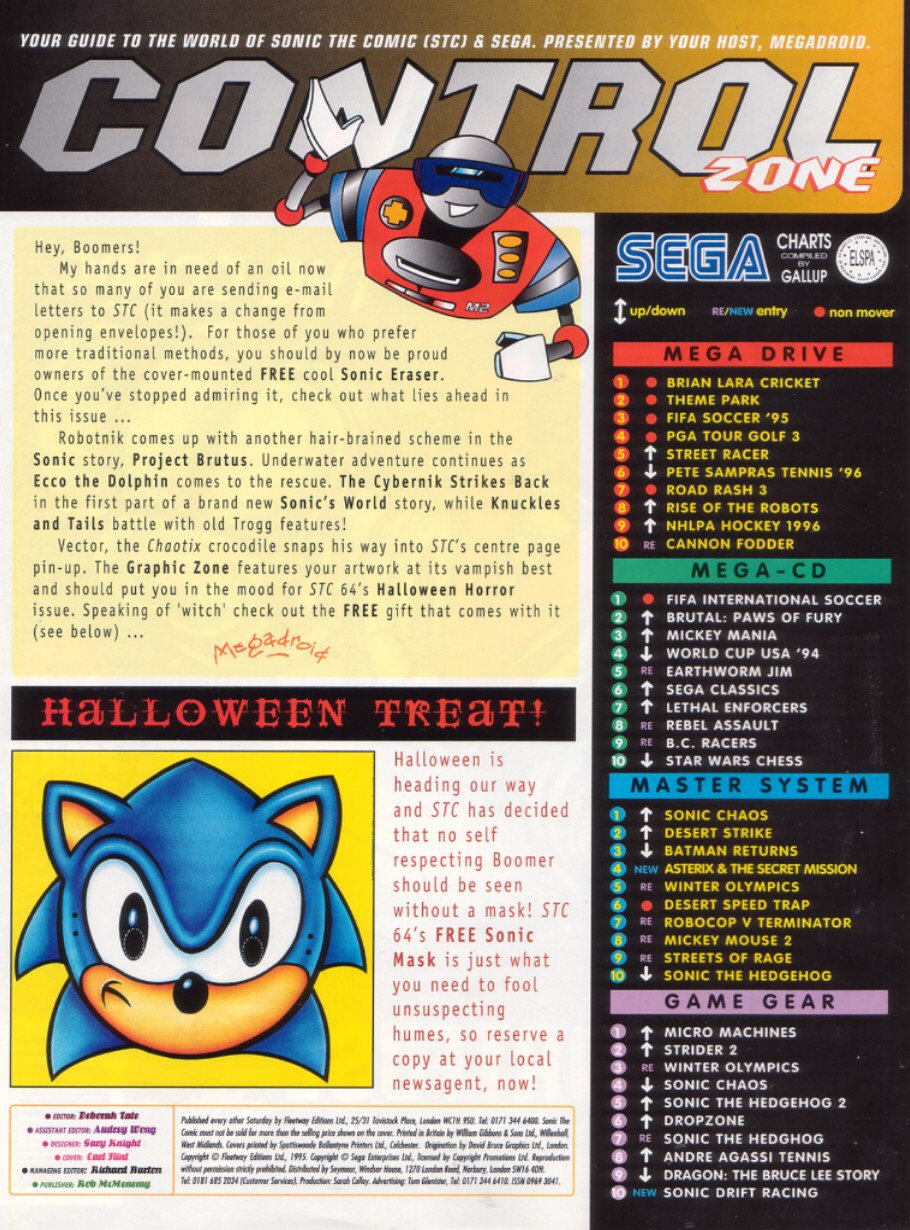 Sonic - The Comic Issue No. 063 Page 1